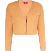 Swirly Cardigan orange