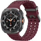 IMoshion Bracelet en silicone Ocean pour la Samsung Galaxy Watch Ultra (2024/2025) - Rouge vin