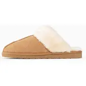 Minnetonka Pantoufle 'Chesney Slide' crème / noisette