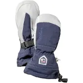 Hestra Army Leather Heli Ski, moufles de ski, junior, navy