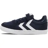 Hummel Baskets 'Slimmer Stadil' bleu marine / blanc