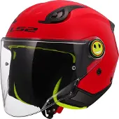 LS2 LS2OF622FunnyIISolidRougeEnfantCasqueJet Taille S