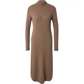 Comma Robes en maille marron