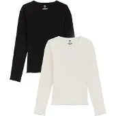 We fashion T-Shirt noir / blanc