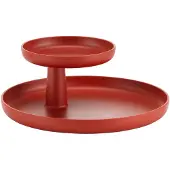 Vitra Jasper Morrison Rotary Tray Dark Brick