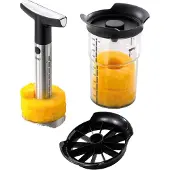 GEFU Professional Plus Pineapple Corer Slicer Argenté