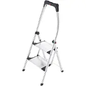 Hailo K100 Top Telescopic Ladder Argenté