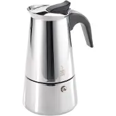 GEFU G-16160 Italian Coffee Maker 6 Cups Argenté One Size / EU Plug 220V