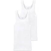 Schiesser Maillot de corps blanc