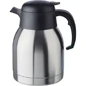 Aps Isolierkanne "CLASSIC", Carafe isotherme, Noir, Argent