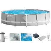 Intex Frame Pool Set Prism Rondo avec accessoires, 457 x 122 cm