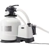 Intex Krystal Clear Sand Filter Pump 12.000l/h Blanc