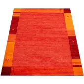 Paco Home Tapis salon à poils courts, motif ethnique géométrique, fait main, Gabbeh, dimensions 80 x 150 cm