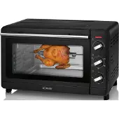Bomann Multi-four MBG 6023 CB noir, 30 L, tournebroche