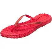 Ilse jacobsen Sandales 'Cheerful 01' rouge chiné