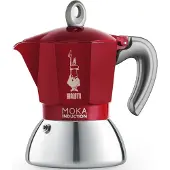 Bialetti Moka Induction 2 tasses rouge