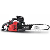 Scheppach Tronçonneuse électrique CSE2600 | 2400W | chaîne de 45,5cm | lubrification automatique de la chaîne | protège-main avec frein de chaîne intégré | avec protège-chaîne
