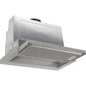 NEFF N 50, Hotte à déflecteur plat, 60 cm, Argent métallisé, D46ED52X1