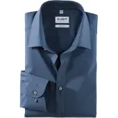Olymp Chemise Bleu Foncé Coupe Cintrée