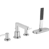 Hansgrohe Robinet de baignoire Finoris, 4 trous, avec système sBox, finition chrome