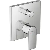 Hansgrohe HG Set de montage final VERNIS Shape pour mitigeur de bain encastré avec clapet antiretour, chromé