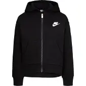 Nike Kids Veste de survêtement 'Club Fleece' noir / blanc