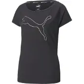 Puma T-shirt fonctionnel noir / blanc