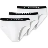 Schiesser Slip noir / blanc