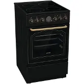 Gorenje Gecs5b70clb Vitroceramic Kitchen With Oven 4 Burners Noir One Size / EU Plug 220V