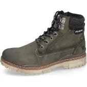 Dockers Bottines à lacets olive / noir chiné