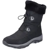Rieker Bottes 'Stiefeletten/Boot Damen M9683 00 Kunststoff (Synthetik) in schwarz' noir
