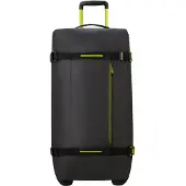 American Tourister sac de voyage trolley Urban Track Duffle / WH Coated Black / Lime noir 78cm