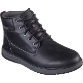 SKECHERS Bottines à lacets 'Garlan' noir