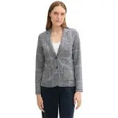 Tom Tailor Blazer bleu marine / bleu-gris / blanc