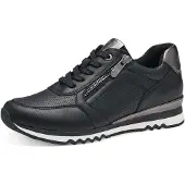 Marco Tozzi Baskets basses noir / argent