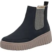 Rieker Bottines écru / bleu nuit