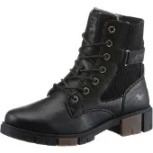 Mustang Bottines à lacets noir