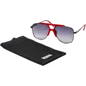Urban Classics Lunettes de soleil 'Saint Tropez' rouge / noir