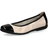 Caprice Ballerines beige / noir