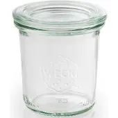 Aps Weck-Gläser mit Deckel, 12er-Set, Bocal de conservation, Transparent