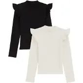 We fashion T-Shirt noir / blanc