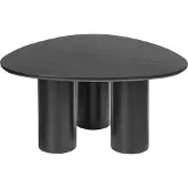 Beliani Table Basse Dacoma Bois D'ingénierie Noir