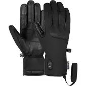 Reusch - Gants de ski imperméables avec système de chauffe - Heat Essence R-TEX XT Black en Cuir - Taille 10 - Noir