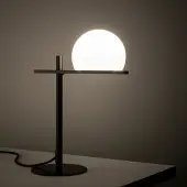 Estiluz Circ Lampe de Table Black