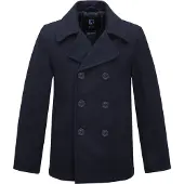 Brandit Pea Coat Bleu 7XL Homme