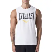 Everlast Logo Sleeveless T-shirt Blanc M Homme