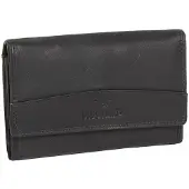 Mustang Cuir porte-monnaie Udine Long Wallet Black noir