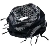 Brandit Écharpe de - Shemag - Foulard - pour Unisexe - noir/blanc - Taille Standard