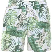 s.Oliver Shorts de bain crème / vert / blanc