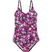 Buffalo Maillot de bain rose néon / rose clair / noir / blanc